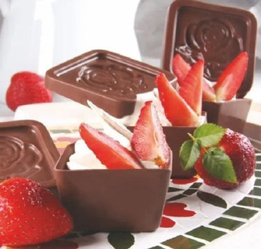 Forma De Chocolate - Forma De Chocolate Especial 3 Partes - Mini Caixa Flor - BWB840